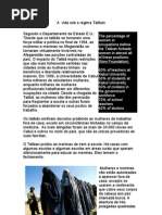 A  vida sob o regime Taliban