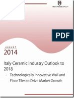 Italy Ceramic Industry Outlook to 2018 - Market Intelligence Report