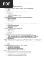 Reinforced Cement Concrete Questions