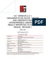 InteroperabilitySpecificationLabResultMessage v2.5.1