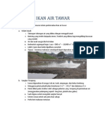 Nota KHB Pertanian Tingkatan 2 Bab 7 Ternakan Air Tawar