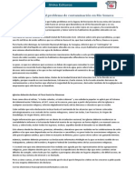 Negligente Atención Al Problema de Contaminación en Río Sonora