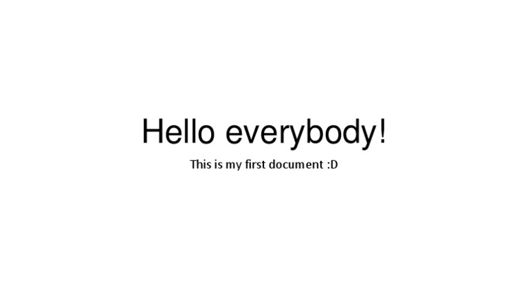 Hello | PDF