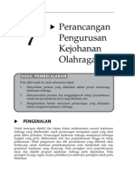 Topik 7 Perancangan Pengurusan Kejohanan Olahraga