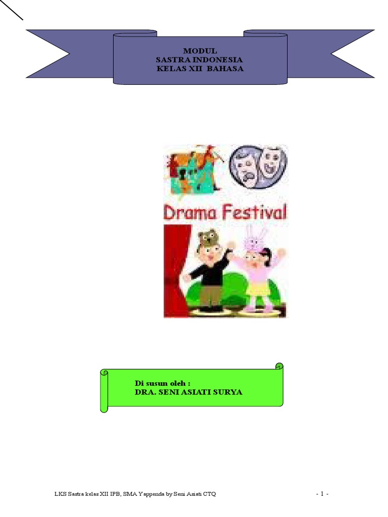 Modul Kelas Xii Ipb Sastra Pdf