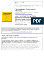 TEC-Acute Toxicity Published 2011