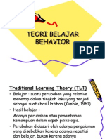 Teori Belajar Behavior LG
