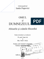 Sfantul Justin Popovici Omul Si Dumnezeul Om Abisurile Si Culmile Filozofiei