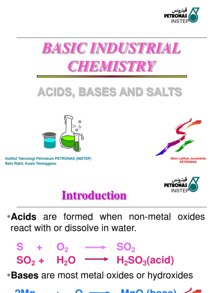 what is the difference between acids bases and salts