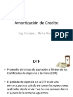 Amortización de Credito