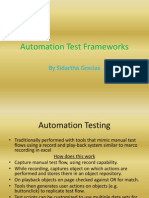 Automation Test Frameworks