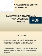 Secretaría Nacional de Gestion de Riesgos