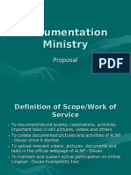 Documentation Proposal