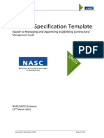 NASC UKCG Scaffold Specification 2012