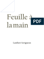 Feuille A La Main - A5 - 1