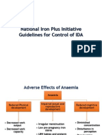 National Iron Plus Initiative Guidelines For Controlof IDA