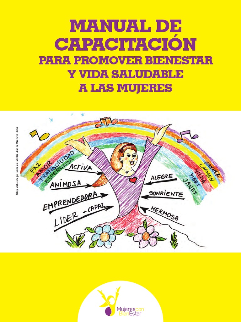Manual de Capacitación para Promover Bienestar y Vida Saludable A Las ...