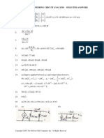 Chapter 17 Engineering Circuit Analysis Selected Answers