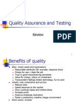 QA Testing Review Benefits Process Maturity Models Techniques