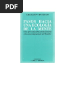 Bateson, Gregory - Pasos Hacia Una Ecología de La Mente