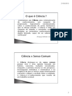 A Ciência e seu Método