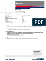 NeoCryl A-550 Carpet Cleaner Formulation Data Sheet
