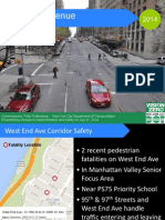 West End Avenue: Corridor Traffic Calming
