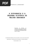 LISSOVSKY, Mauricio- A fotografia e a pequena história de Walter Benjamin
