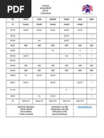 2c Schedule For Parents 2014