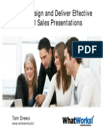 How To Design and Deliver Effective Virtual Sale Presentations - Tom Drews