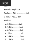 Latihan Ukuran Data