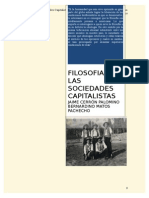 Filosofia de Las Sociedades Capitalistas