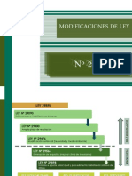 Modificaciones Ley 29090