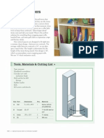 Vertical Spacers: Tools, Materials Cutting List