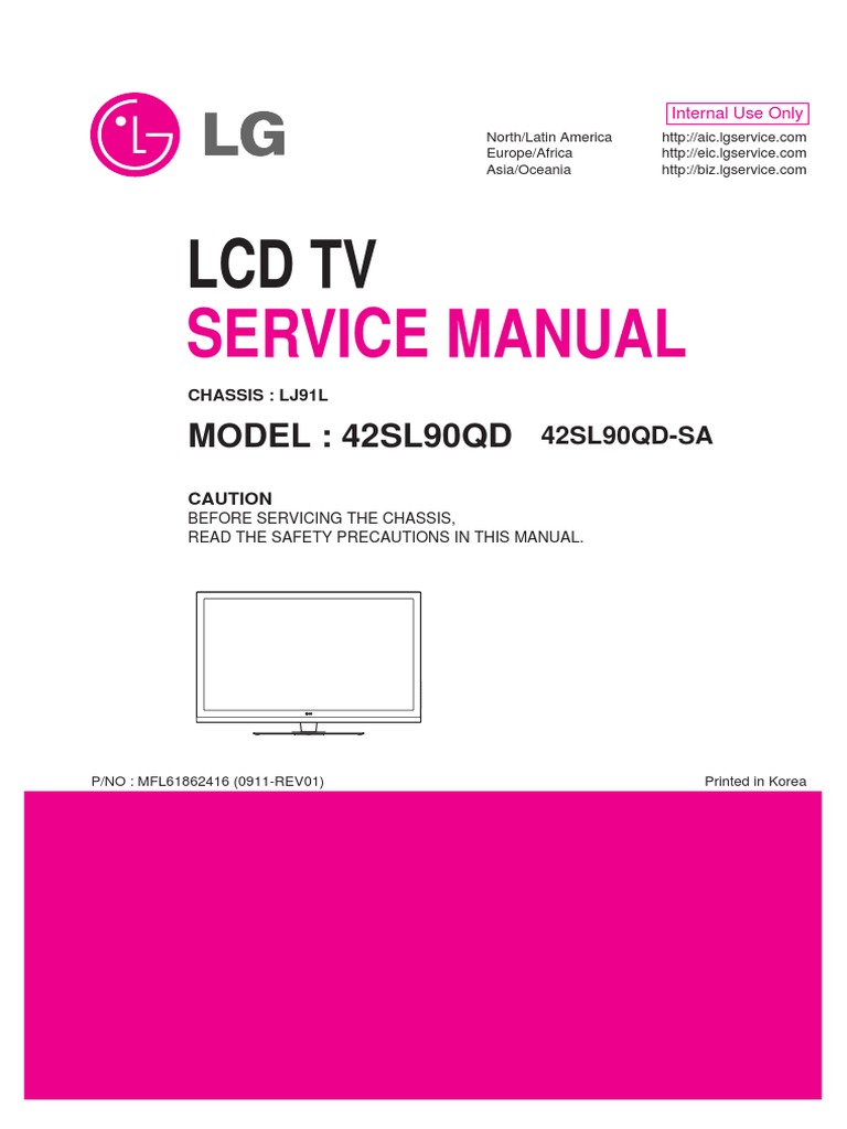 TV LG LEDTV 42SL90QD-SA.pdf | Printed Circuit Board | Soldering