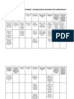 Comunicación - 1er Grado - Distribucion de Sesiones Por Competencias