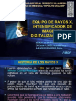 Pptx Rayos x Intensificador de Imagen Digitalizacion y Pacs