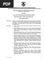 Perda Kabupaten Musi Rawas Nomor 15 Tahun 2008 Tentang Perangkat Desa
