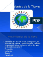 Movimientos de La Tierra