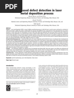 Vision-Based Defect Detection in Laser Metal Deposition Process