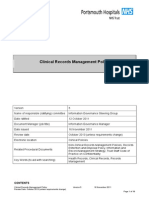 Clinical Records Management Policy