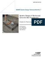 Seismic Design of Reinforced Concrete Mat Foundations