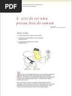 A Arte de Ser Uma Pessoa Fora Do Comum