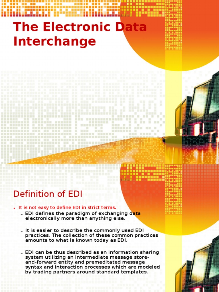 The Electronic Data Interchange | PDF | Electronic Data Interchange ...
