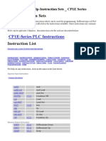 CX Programer-Help-Instruction Sets - CP1E Series