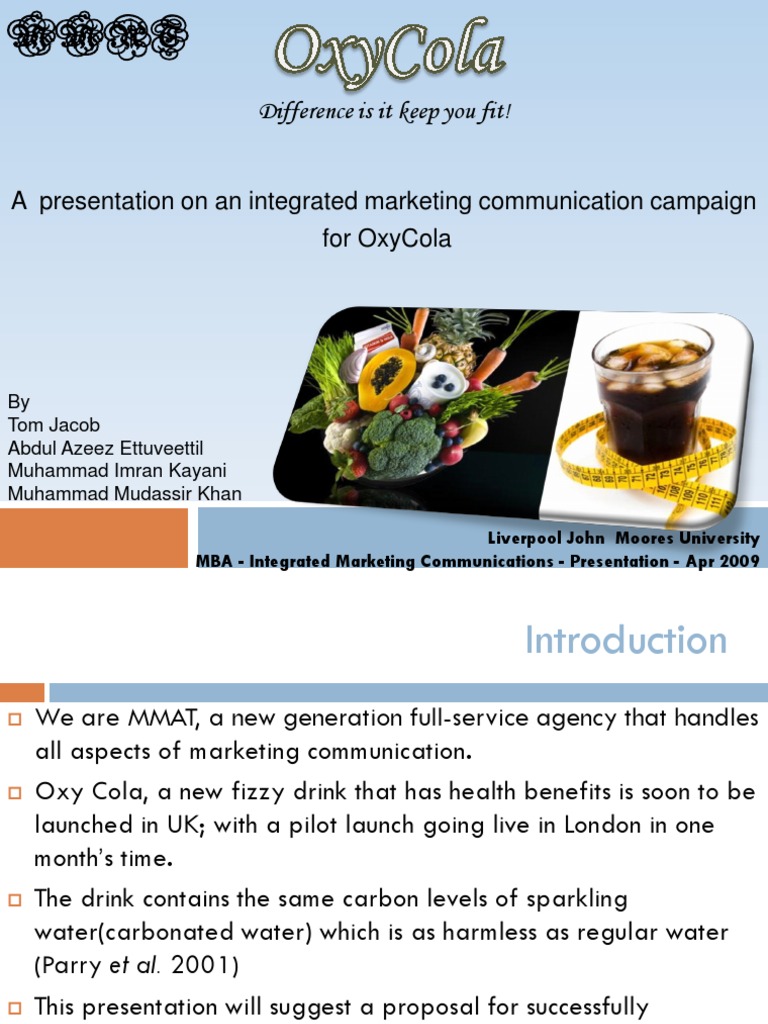 Imc ad campaign presentation image
