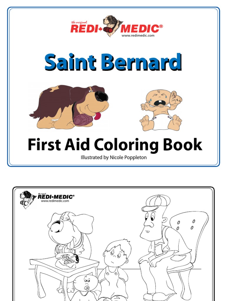 First Aid Coloring Book