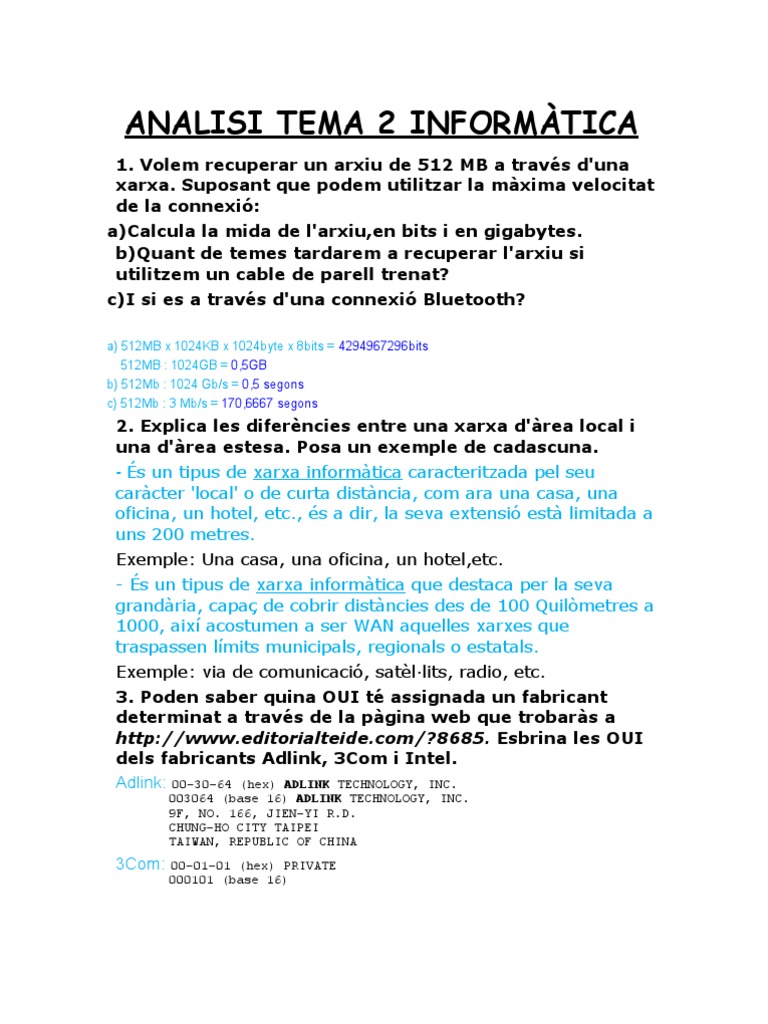 Taller Informatica 2 | PDF