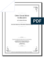 Open Your Mind To Receive by Catherine Ponder Success Manual Edition 2010