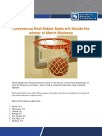 Commercial Real Estate Sales Will Dictate the Winner of March Madness